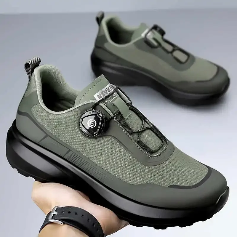 Men'S Mountain Biking Shoes - Camping Men's Running Sports Shoes with