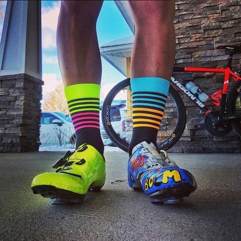 Men'S Mountain Biking Shoes - Sports Running Basketball Mountaineering Cycling Socks