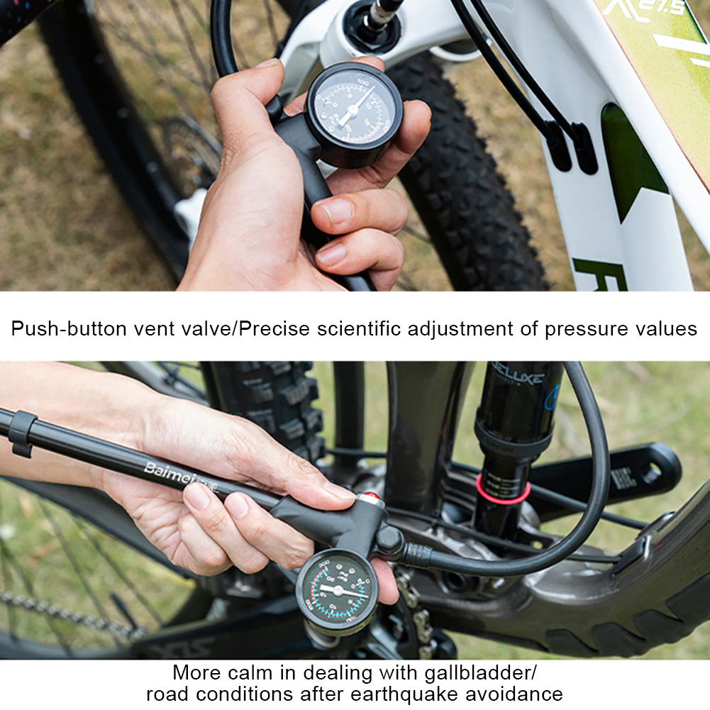 300PSI MTB Bike Shock Pump Sch - Shock Pump Suspension recension och pris