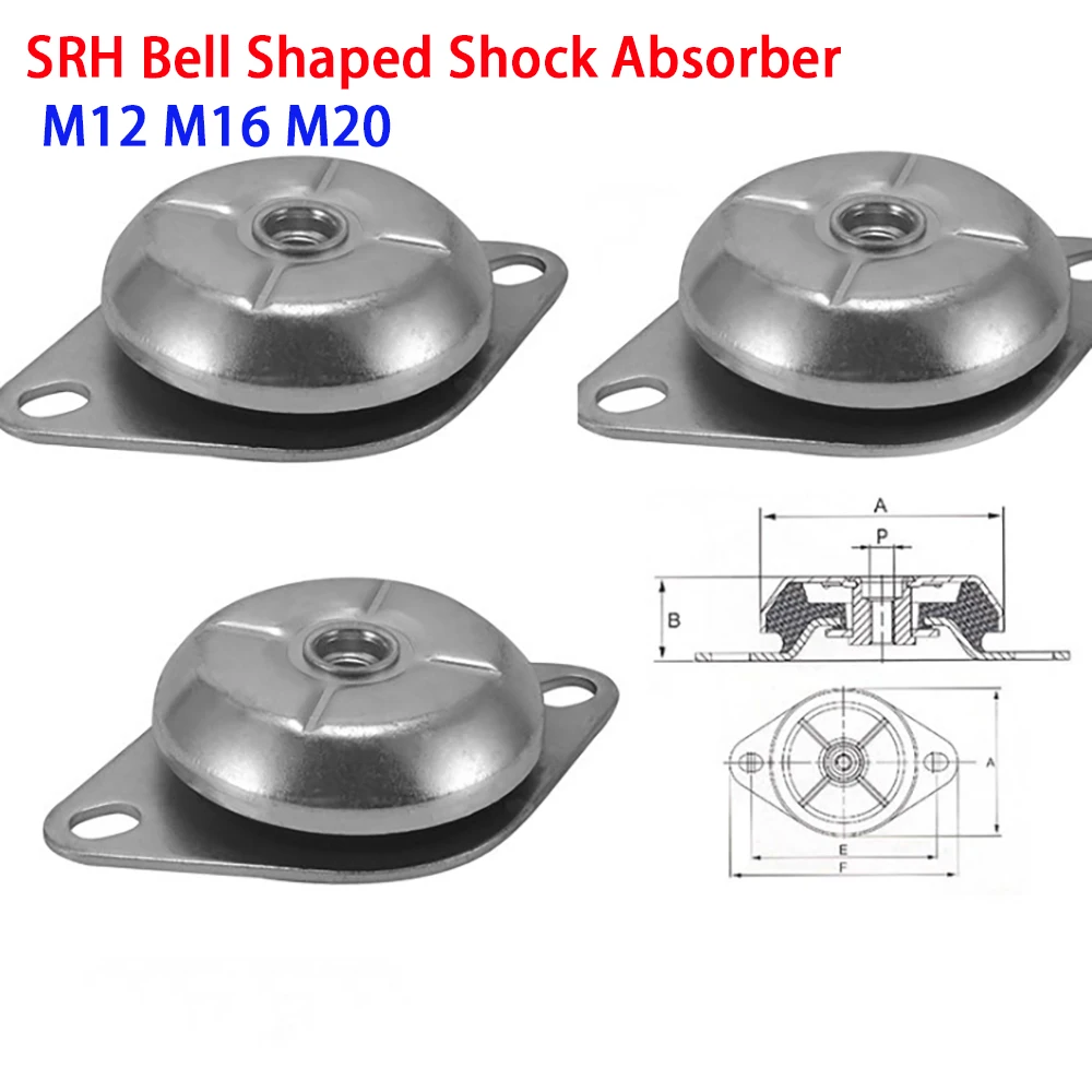 1Pcs SRH Bell Shaped Rubber Sh - Shock Pump Suspension recension och pris