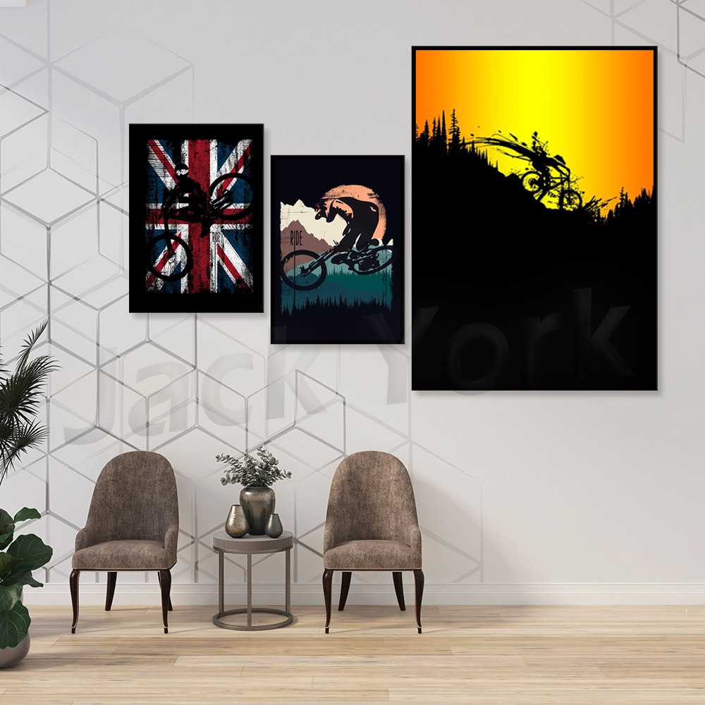 Mountain Bike Art Print ~ Gift - Mountain Biking York recension och pris