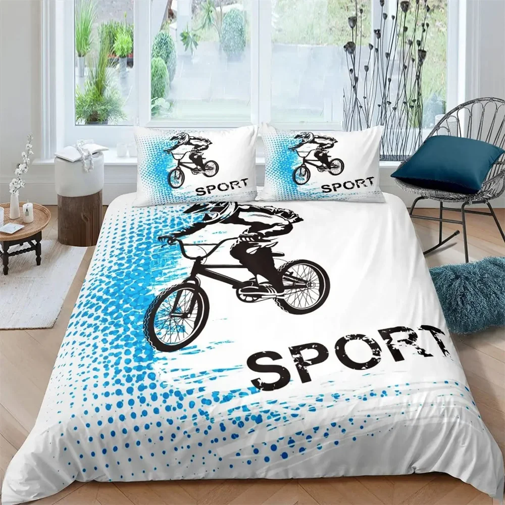 Bicycle Duvet Cover Set Microf - Mountain Biking Game recension och pris