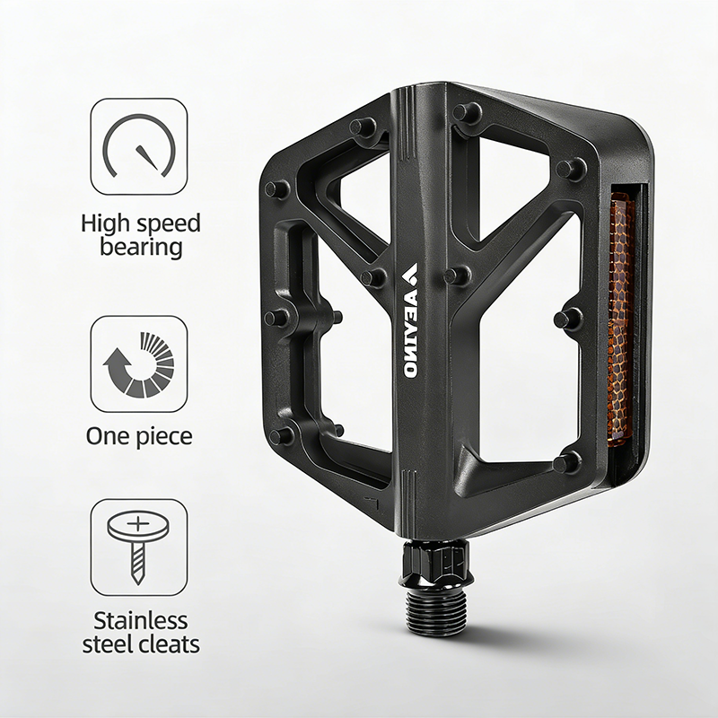 Seal Bearing Bike Pedals with  - Pedal Platform Flat recension och pris