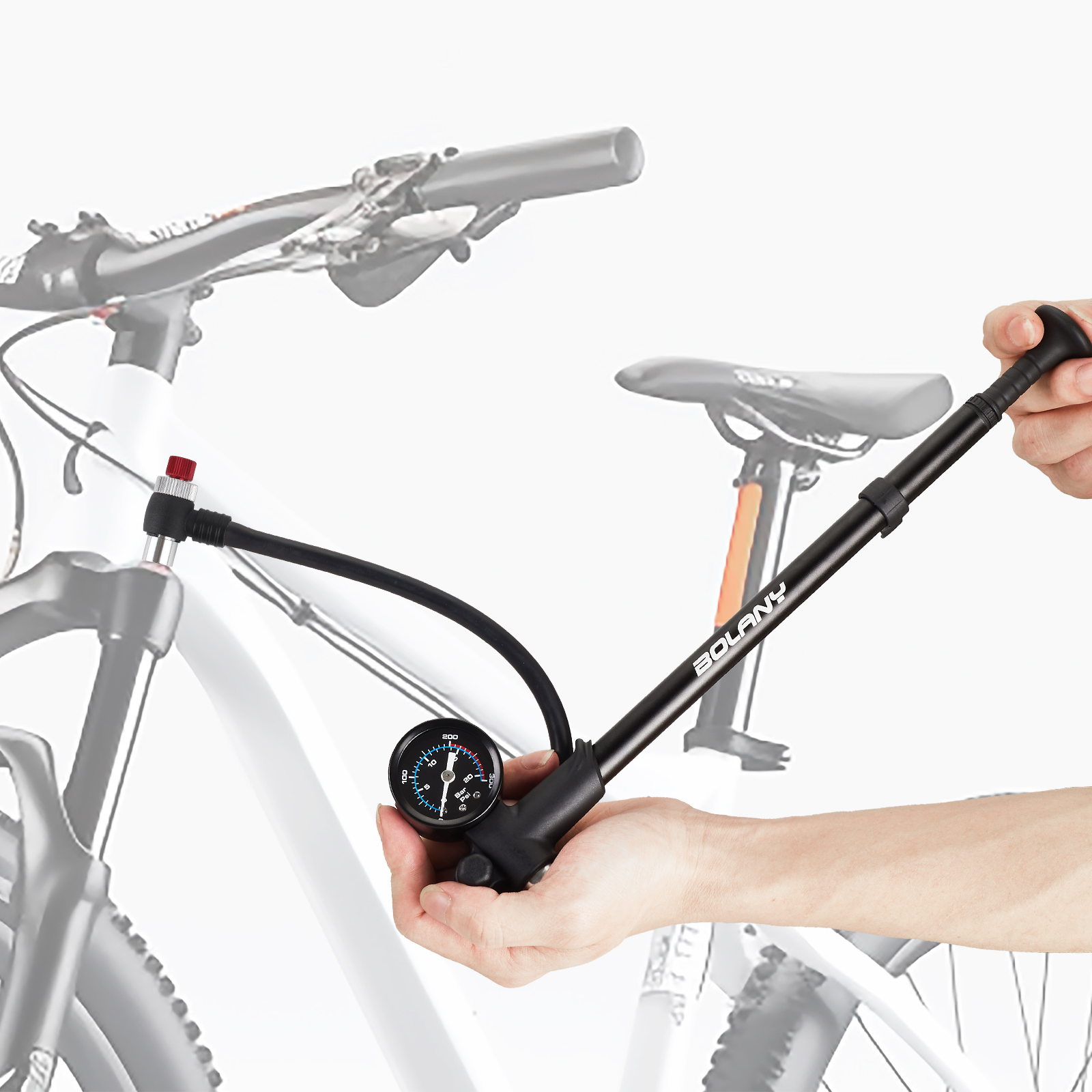 BOLANY 300psi Air Shock Bike P - Shock Pump Suspension recension och pris