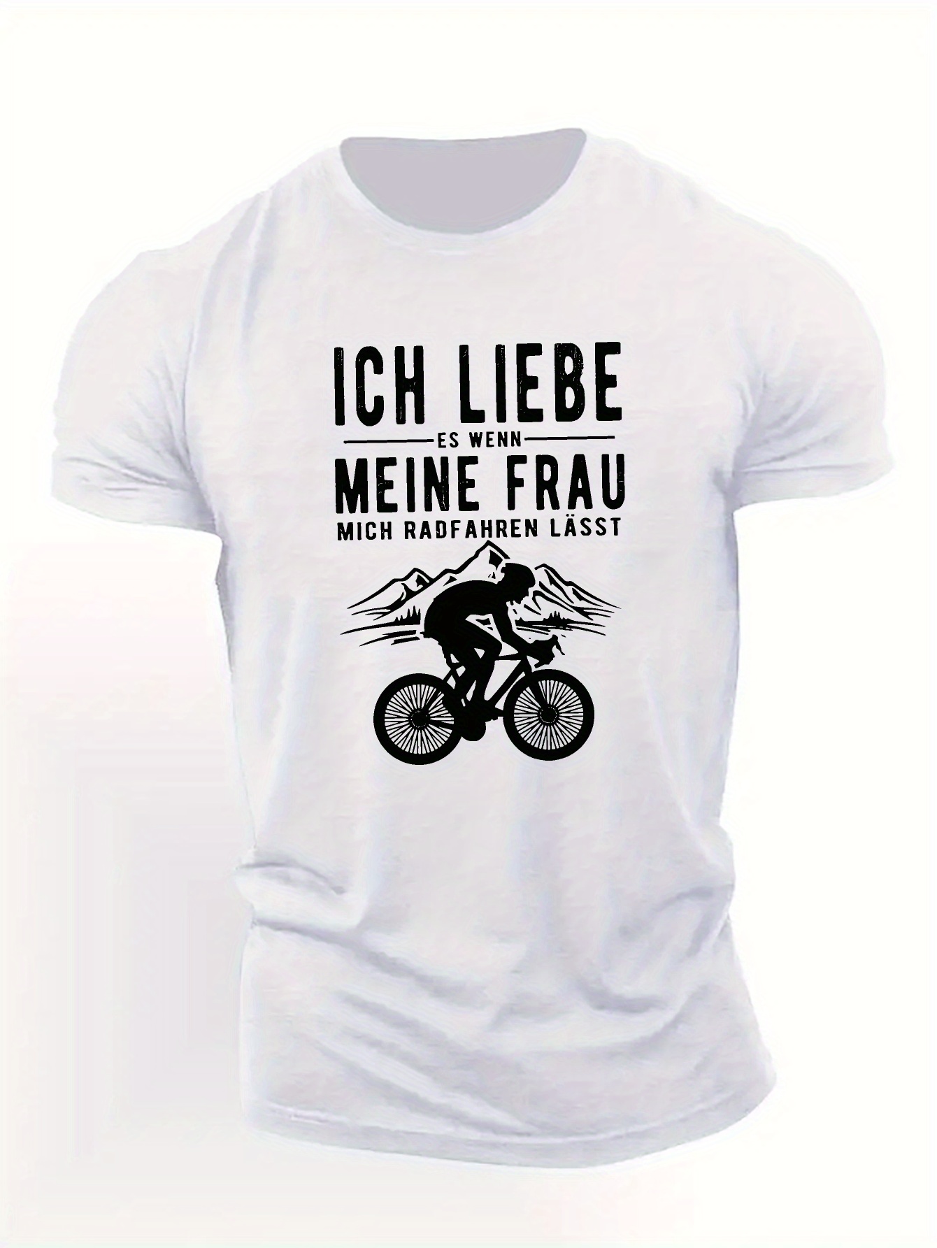 Men's Casual Crew Neck T-Shirt - Mountain Biking Quotes Short recension och pris