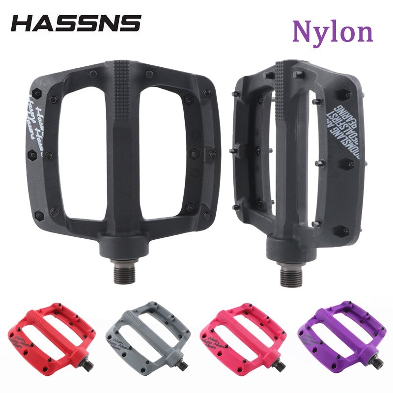HASSNS nylon bicycle pedals 3  - Pedal Platform Flat recension och pris