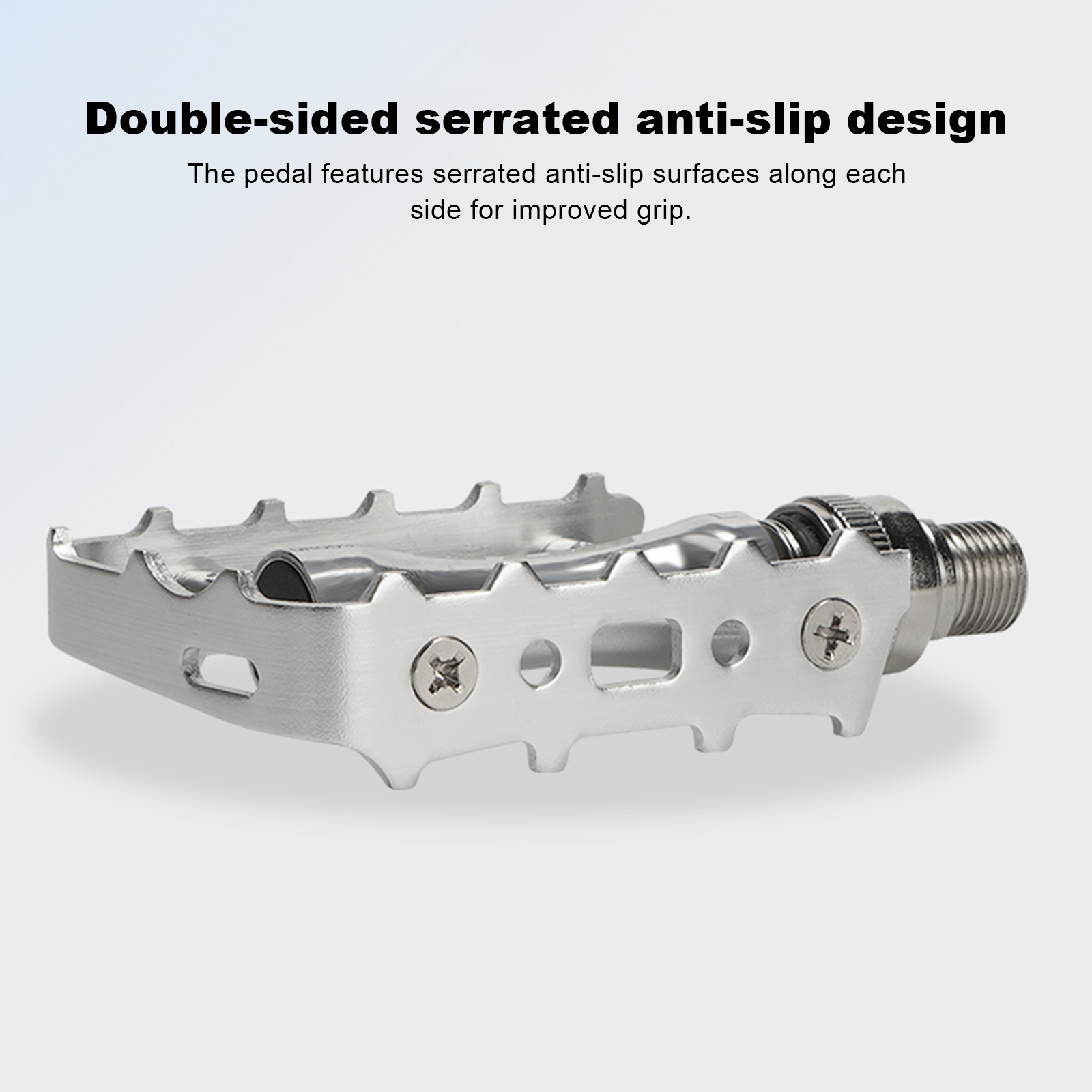Aluminum Alloy Bicycle Pedal w - Pedal Platform Flat recension och pris
