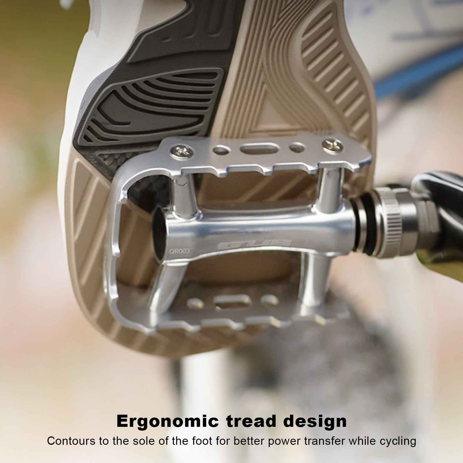 Aluminum Alloy Bicycle Pedal w - Pedal Platform Flat recension och pris