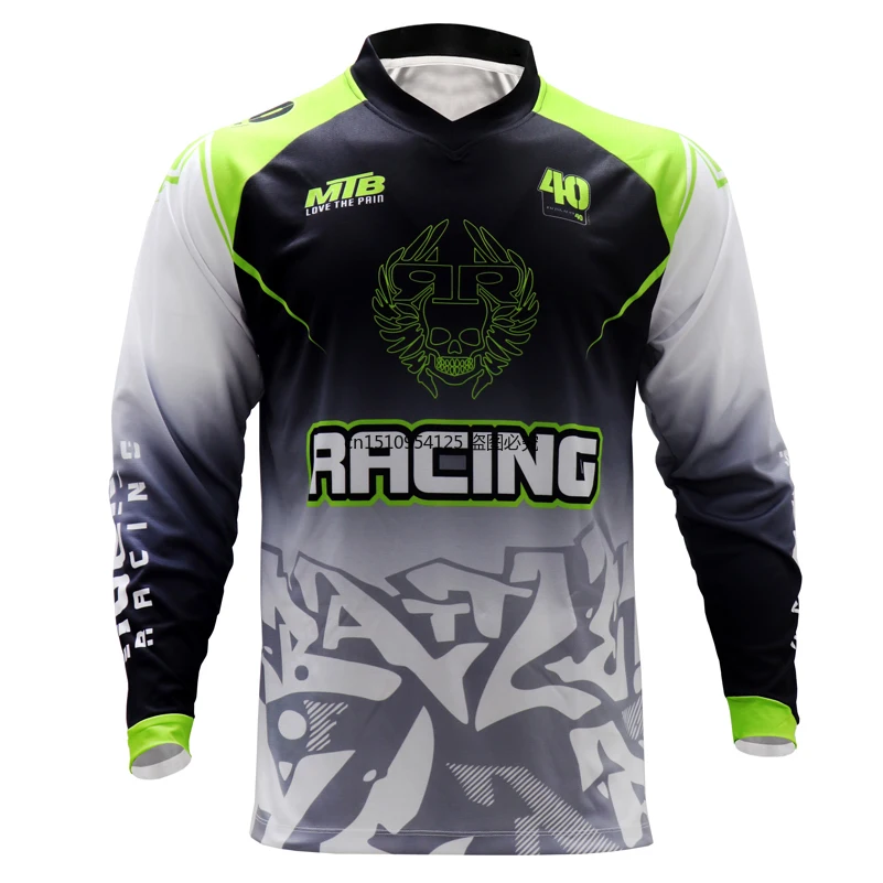 Long Sleeve Quick Dry MTB Jers - Mountain Biking Downhill recension och pris