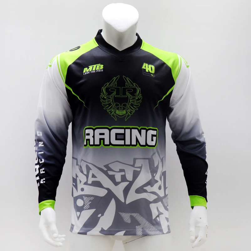 Long Sleeve Quick Dry MTB Jers - Mountain Biking Downhill recension och pris