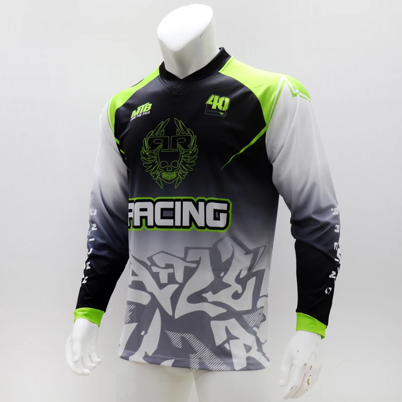 Long Sleeve Quick Dry MTB Jers - Mountain Biking Downhill recension och pris