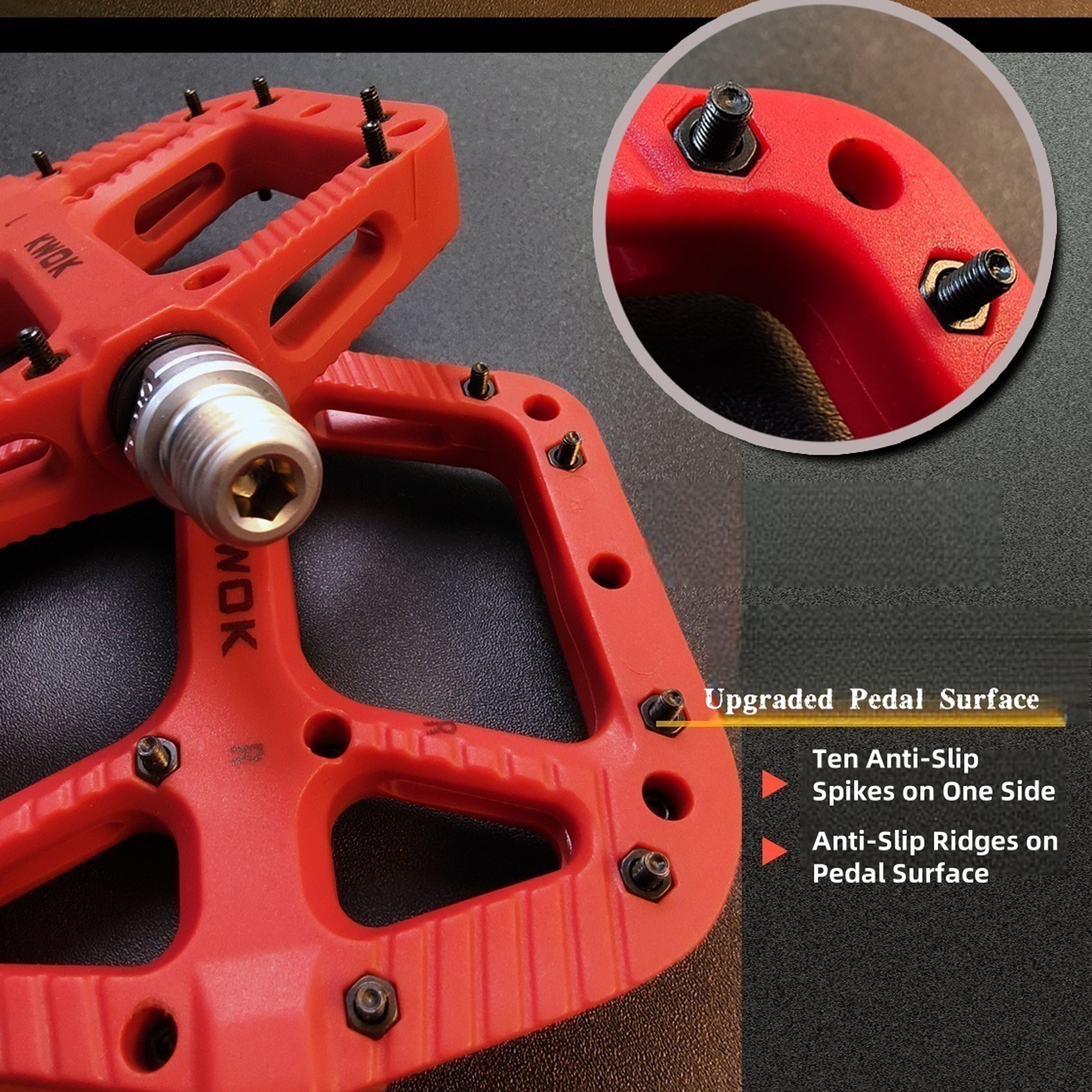 Bicycle Pedals Ultralight Bike - Pedal Platform Flat recension och pris