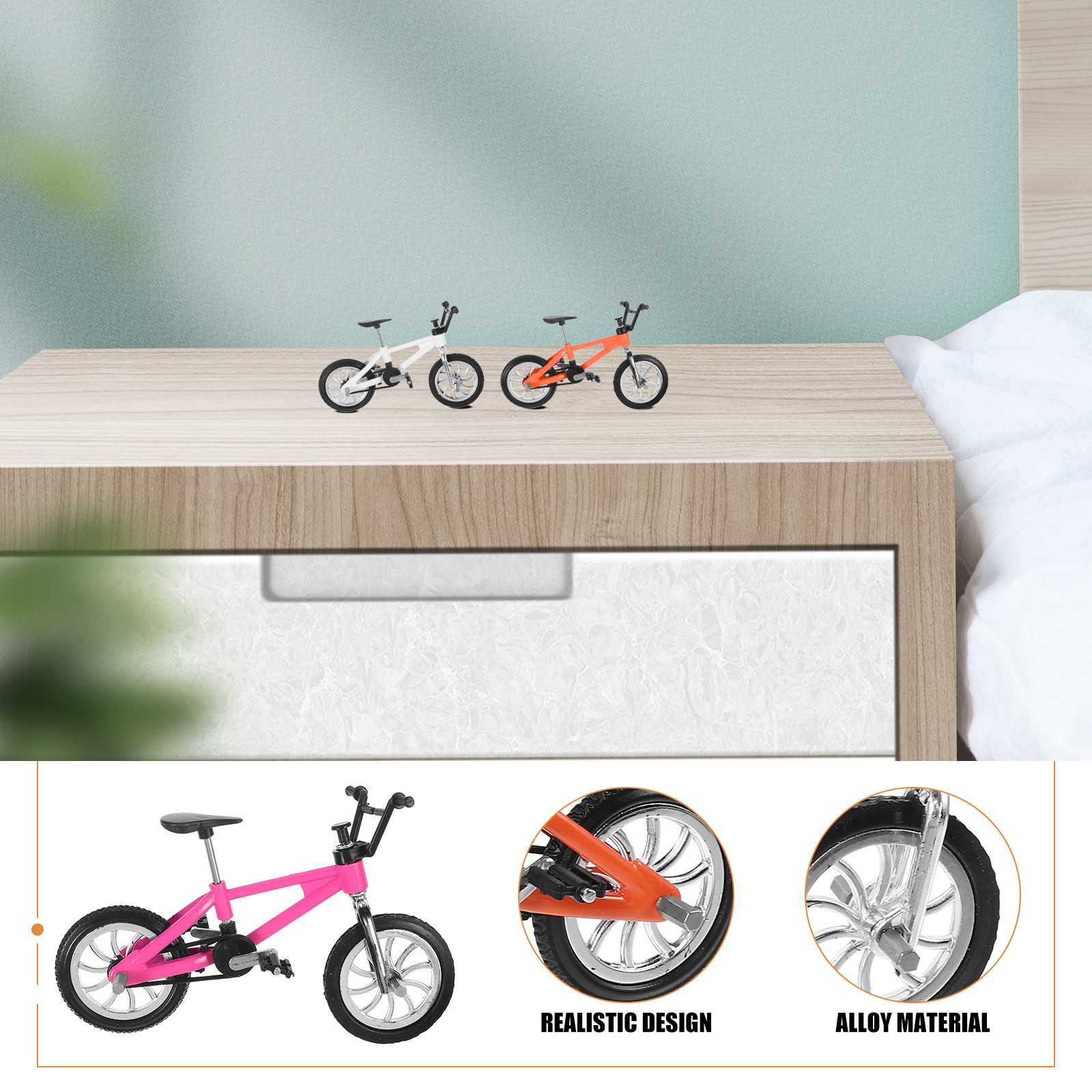 4Pcs Mini Finger Mountain Bicy - Mountain Biking Game recension och pris