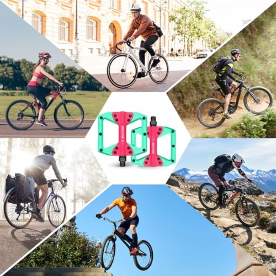 Bike Handlebar Grips Double Lo - Pedal Platform Flat recension och pris